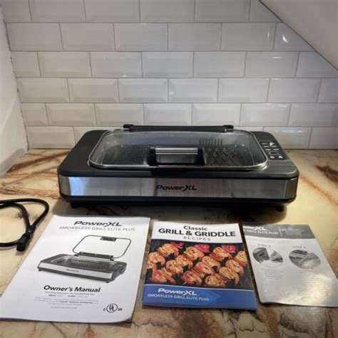 Power Xl Smokeless Grill Elite Plus Ebay