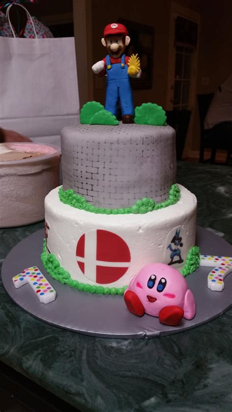 Supersmashbros Cake Cake Super Smash Bros Party Cake Smash