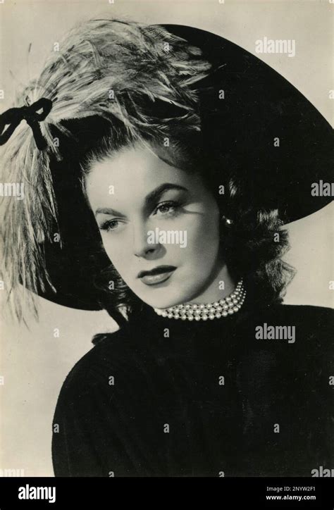 American Actress Marguerite Chapman Usa 1950s Stock Photo Alamy