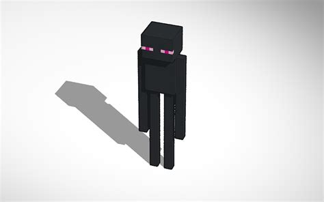 3d Design Minecraft Enderman Model Tinkercad