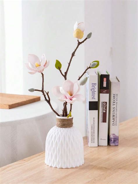 Unbreakable Creative Shaped Plastic Flower Vase 1pc Shein Uk