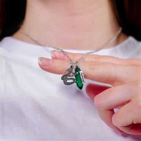 Harry Potter Slytherin Crest Necklace Elbenwald