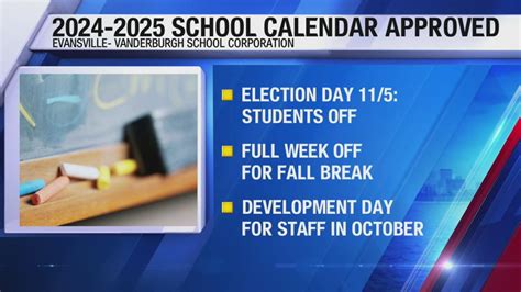 Evsc Board Approves 2024 2025 School Calendar