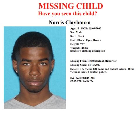 Mhoho 1776 On Twitter RT MEM PoliceDept Have You Seen Norris