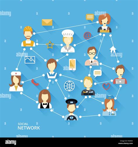 Global Professional Network Concept Stock Vector Image And Art Alamy