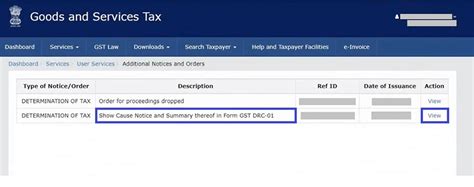 A Proper Example Of Respond Drc 01 Notice To Gst Officer