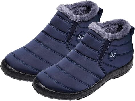 Boojoy Winterstiefel Winter Schnee Wasserdichte Stiefel Anti Rutsch