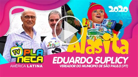 Eduardo Suplicy Visitou A Festa De ALASITA 2020 No Parque Dom Pedro II