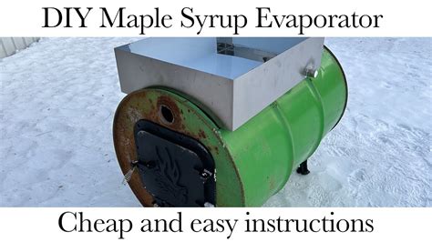 Diy How To Make A Maple Syrup Evaporator Inexpensive And Easy To Make