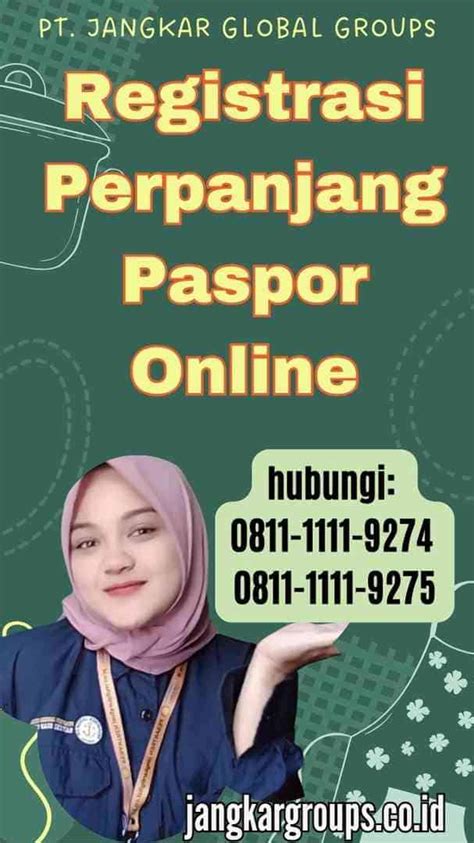 Registrasi Perpanjang Paspor Online Jangkar Global Groups