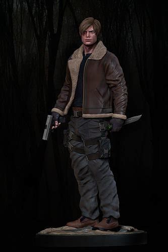 Leon S Kennedy Resident Evil 4 Remake 3D Model 3D Printable CGTrader