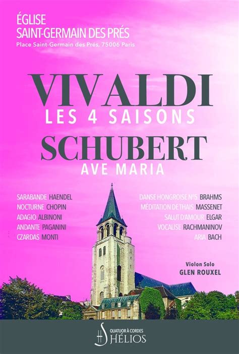 Les Saisons De Vivaldi Ave Maria Et C L Bres Adagios Eglise Saint