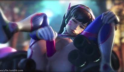 Nymphomaniac D Va Thrusts A Big Dildo Into Herself Overwatch Porn
