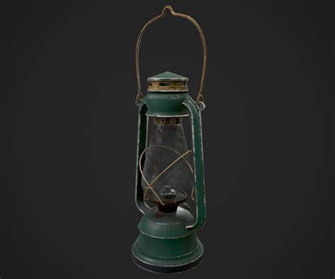 ArtStation - Vintage kerosene lantern | Game Assets