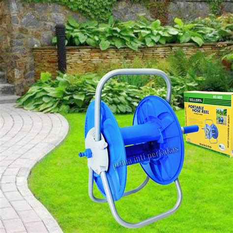 Jual Gulungan Selang Portabel Sellery 60 Meter Hose Reel Shopee Indonesia