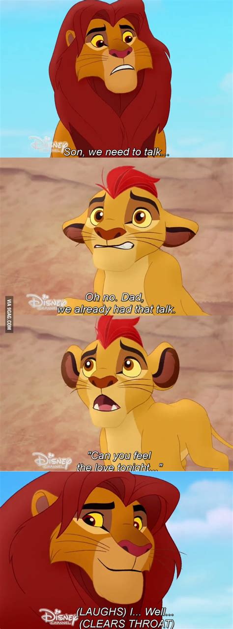 Simba Talking About His Sexy Time With Nala 9gag