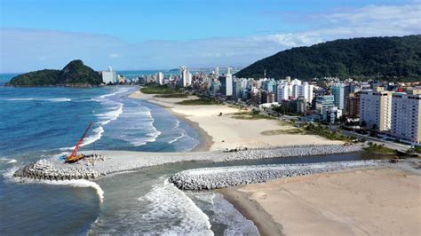 Matinhos Obra De Engorda Da Orla Da Praia Atinge De Conclus O