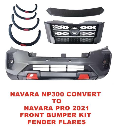 Nissan Navara Np Convert Bodykit Front Bumper Grill