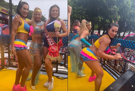 Scheila Carvalho Sheila Melo E Carla Perez Fazem Encontro De Ex