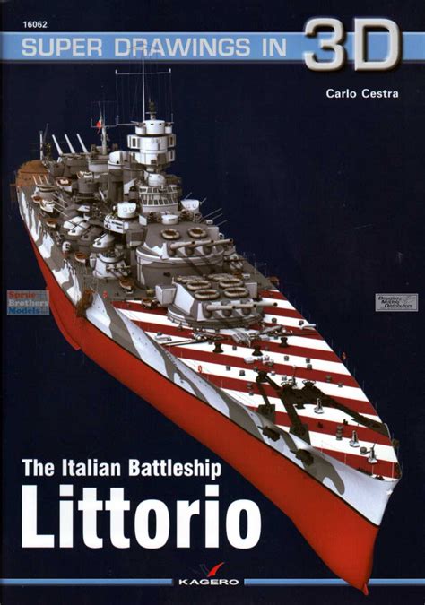 KAG16062 Kagero Super Drawings In 3D The Italian Battleship Littorio