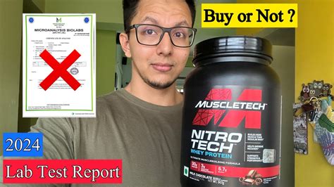 2024 Muscletech NitroTech Whey Protein Lab Reports NABL Lab Reports