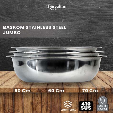 Asta Big Basin Baskom Stainless Steel Jumbo Cm Asta Homeware