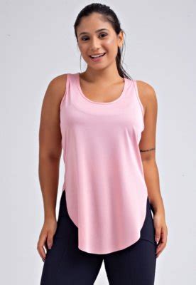 Regata Feminina Dry Fit Camiseta Fitness Tapa Bum Bum Longline Academia