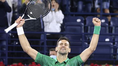 ATP 500 Dubai Novak Djokovic Non Sbaglia All Esordio Stagionale