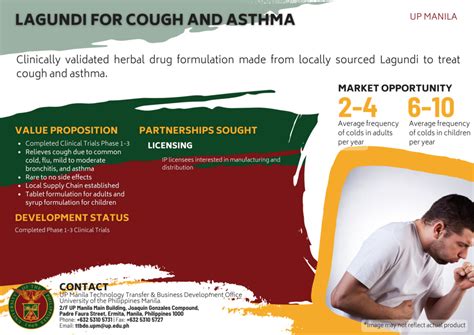 Lagundi for cough and asthma – UP Manila TTBDO