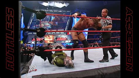 Triple H Vs Jeff Hardy World Championship Wwe Raw Youtube