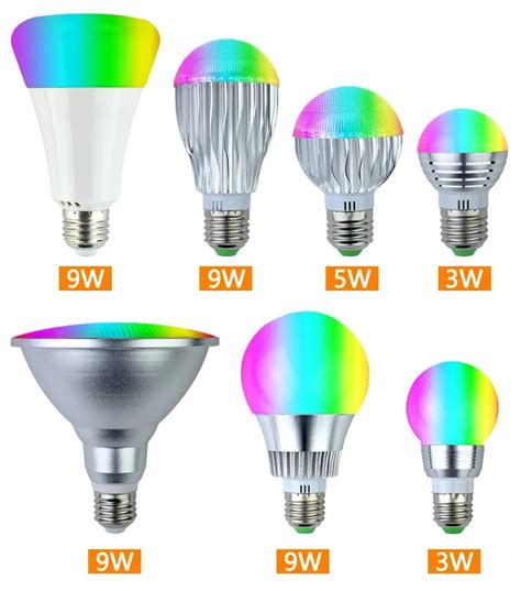 New Style 3 Watt High Quality Rgb Color Changing Led Bulb E27 Smart