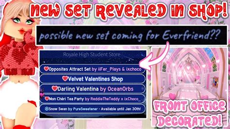 NEW UPDATE New Set Revealed In Shop And Front Office Decorated For