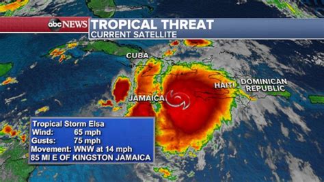 Tropical Storm Elsa Moves Through Caribbean Sets Sights On Us