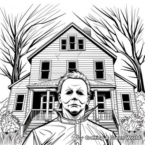 Michael Myers Coloring Pages Free And Printable