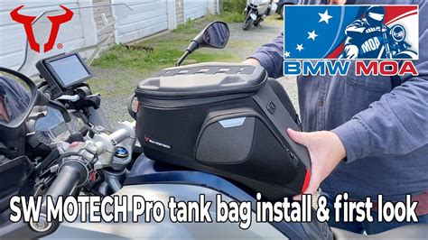 Sw Motech Pro Tank Bag Install On Bmw R Gs And First Look