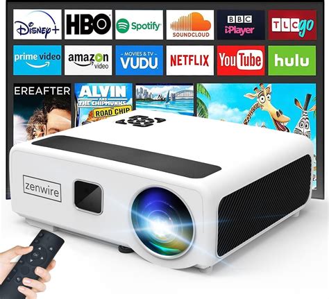 Projektor Rzutnik Led Wifi 245ghz Android Tv Full Hd 4k 24000lm 800