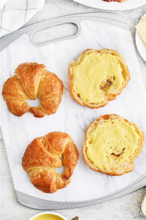 Ham And Cheese Croissant Spend With Pennies Recipe Info Guide