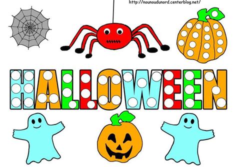 Coloriage Halloween A Gommettes Page 2