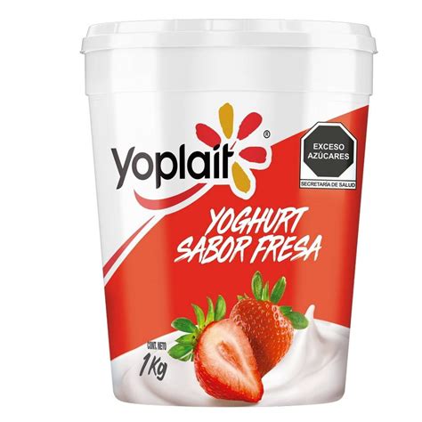 Yoghurt Yoplait Saborizado Sabor Fresa De 1 Kg Walmart