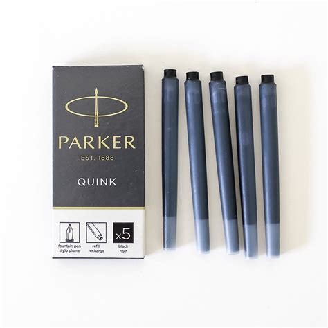 Parker パーカー 万年筆用 クインク カートリッジ ブラック 5本入り 商いや 山田のネット通販 仙台の文房具とドイツの木のおもちゃお店