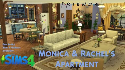 FRIENDS APARTMENT No CC Sims 4 Speed Build YouTube