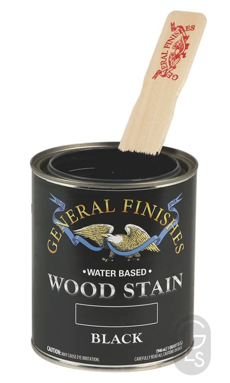 General Finishes Wood Stain Black 946ml Gold Leaf Supplies