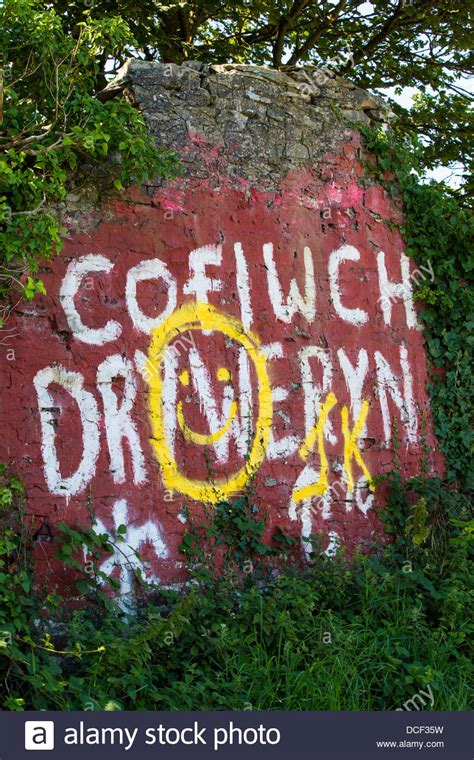 Welsh Language Graffiti Stock Photos & Welsh Language Graffiti Stock ...