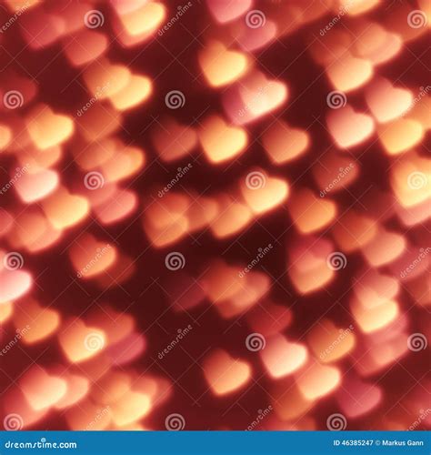 Hearts Bokeh Background Stock Illustration Illustration Of Background