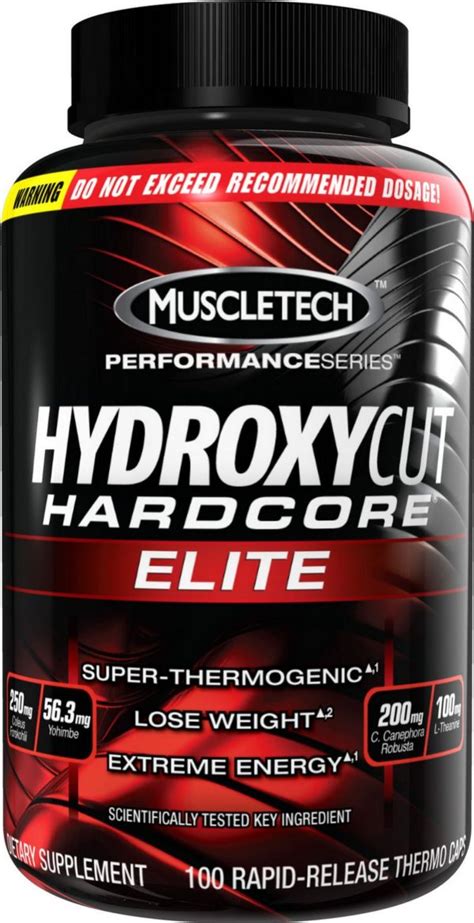 MuscleTech HydroxyCut Hardcore Elite Super Thermogenic