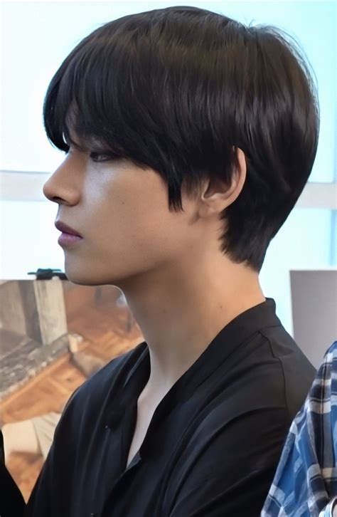 Taehyung Side Profile Kim Taehyung Hair Cuts Portrait