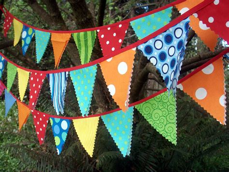 Mini Bunting Fabric Bunting Bunting Garland Pennant Banners Decor