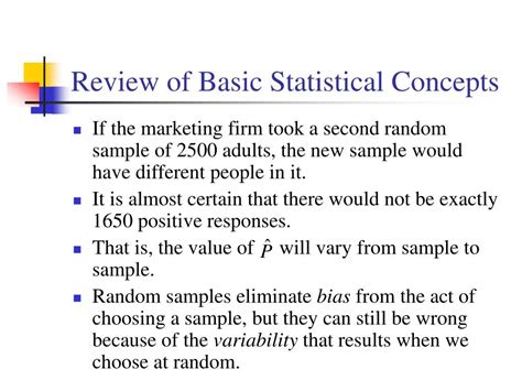 Ppt Review Of Basic Statistical Concepts Powerpoint Presentation Free Download Id 6808284