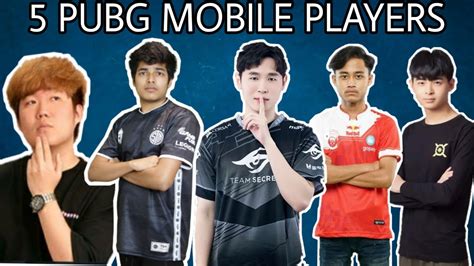 Top 5 World S Best PUBG Mobile Player In 2020 PUBG Mobile Best