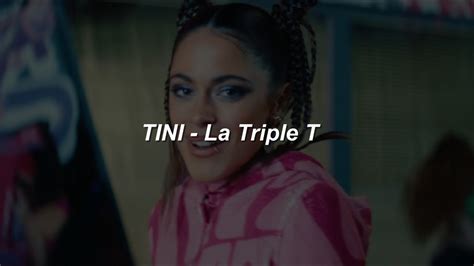 Tini La Triple T Letra Youtube